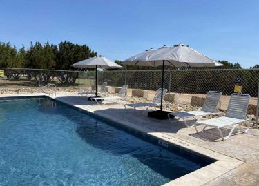 New Pool at RV Park in Fredericksburg, Texas